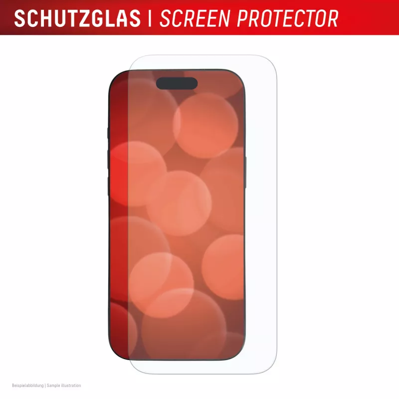 Displex displaybeschermfolie + hoesje voor Apple iPhone Air, Eco montageframe, krasvast