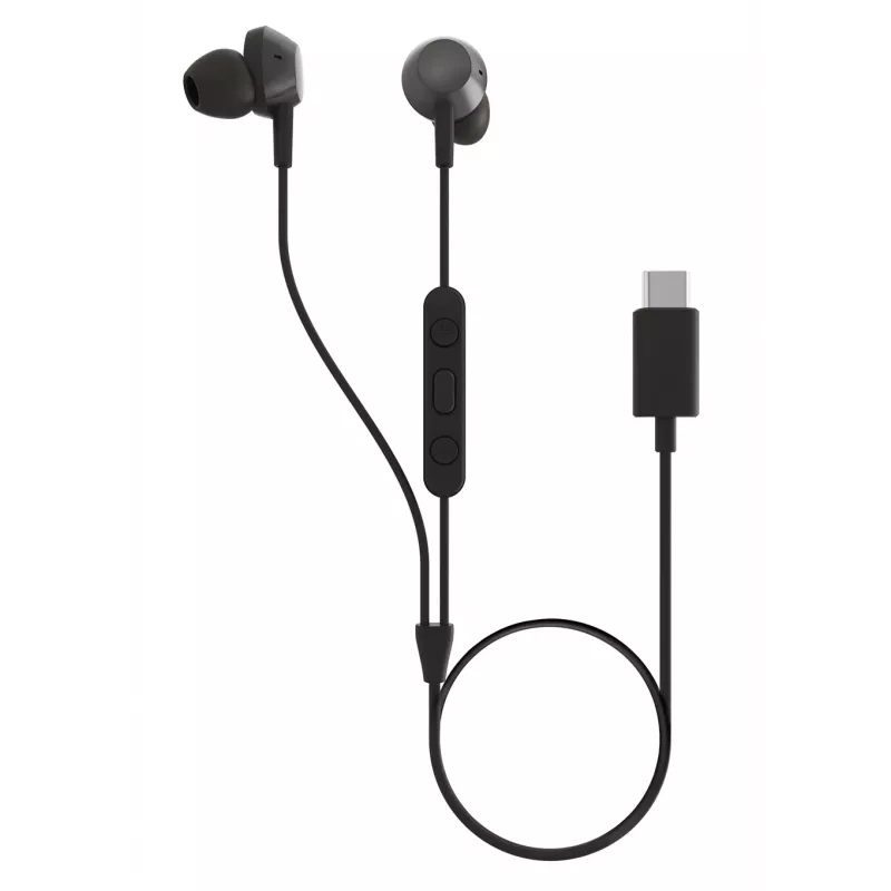 Philips TAE5008BK/00 hoofdtelefoon/headset bedraad in-ear gesprekken/muziek USB Type-C zwart