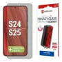 Displex beeldschermbeschermfolie (10H) voor Samsung Galaxy S24/S25, Eco montageframe, kijkbeschermingsfilter