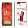 Displex Premium Anti-Reflex Screen Protector (anti-reflecterende volledige bedekking, 10H) voor Apple iPhone 16 Pro, Eco montageframe, volledige bedekking