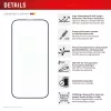 Displex Premium Anti-Reflex Screen Protector (anti-reflecterende volledige bedekking, 10H) voor Apple iPhone 16 Pro, Eco montageframe, volledige bedekking