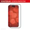 Displex Premium Anti-Reflex Screen Protector (anti-reflecterende volledige bedekking, 10H) voor Apple iPhone 16 Pro, Eco montageframe, volledige bedekking