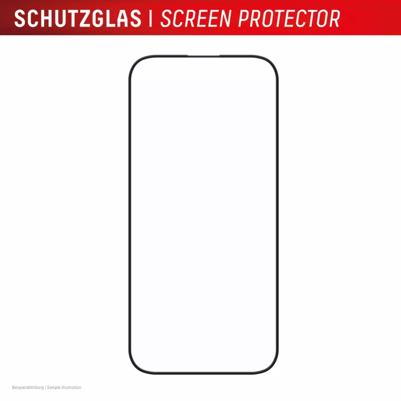 Displex Premium Anti-Reflex Screen Protector (anti-reflecterende volledige bedekking, 10H) voor Apple iPhone 16 Pro, Eco montageframe, volledige bedekking