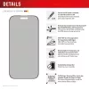 Displex kijkbeschermingsfolie (10H) voor Apple iPhone 16 Pro Max, Eco montageframe, kijkbeschermingsfilter