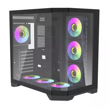 Computerbehuizing Darkflash FT418 PRO, ATX, zwart