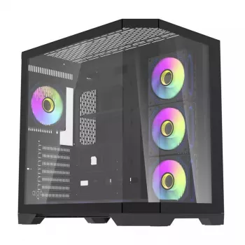 Computerbehuizing Darkflash FT418 PRO, ATX, zwart