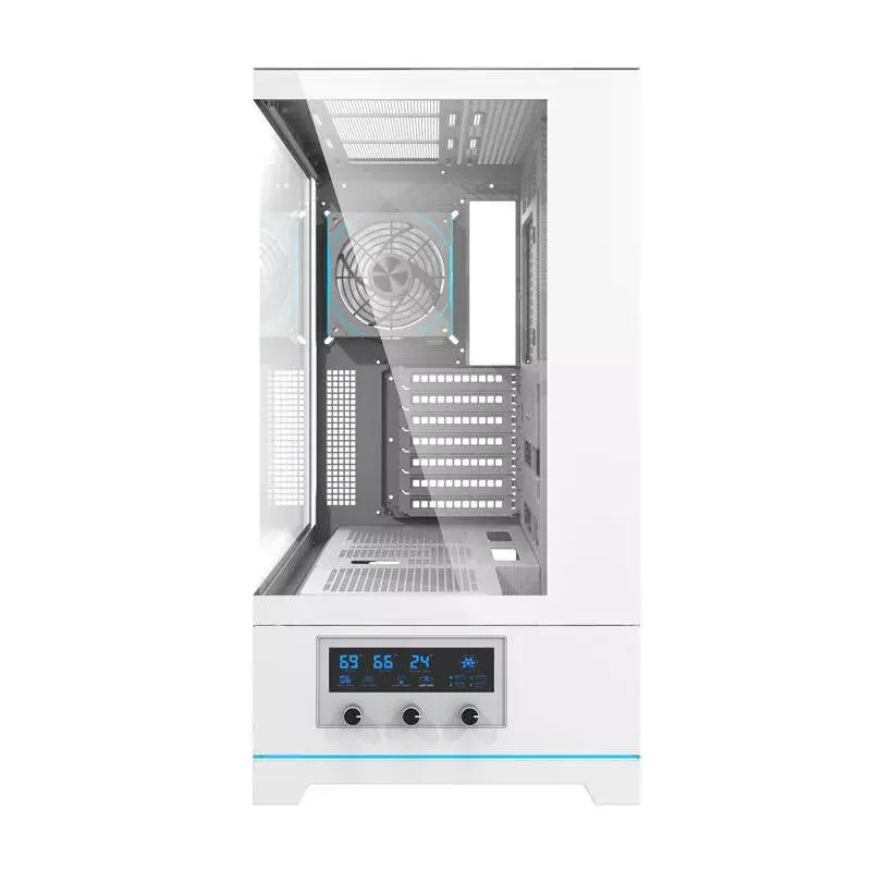 Darkflash DY451 PRO computerbehuizing, ATX, wit