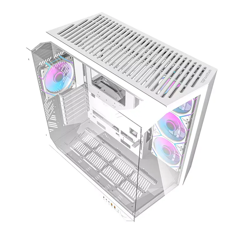 Computerbehuizing Darkflash DY470 ATX wit
