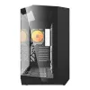 Computerbehuizing Darkflash DY470 ATX zwart met 4 ventilatoren en GPU-houder