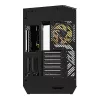 Computerbehuizing Darkflash DY470 ATX zwart met 4 ventilatoren en GPU-houder