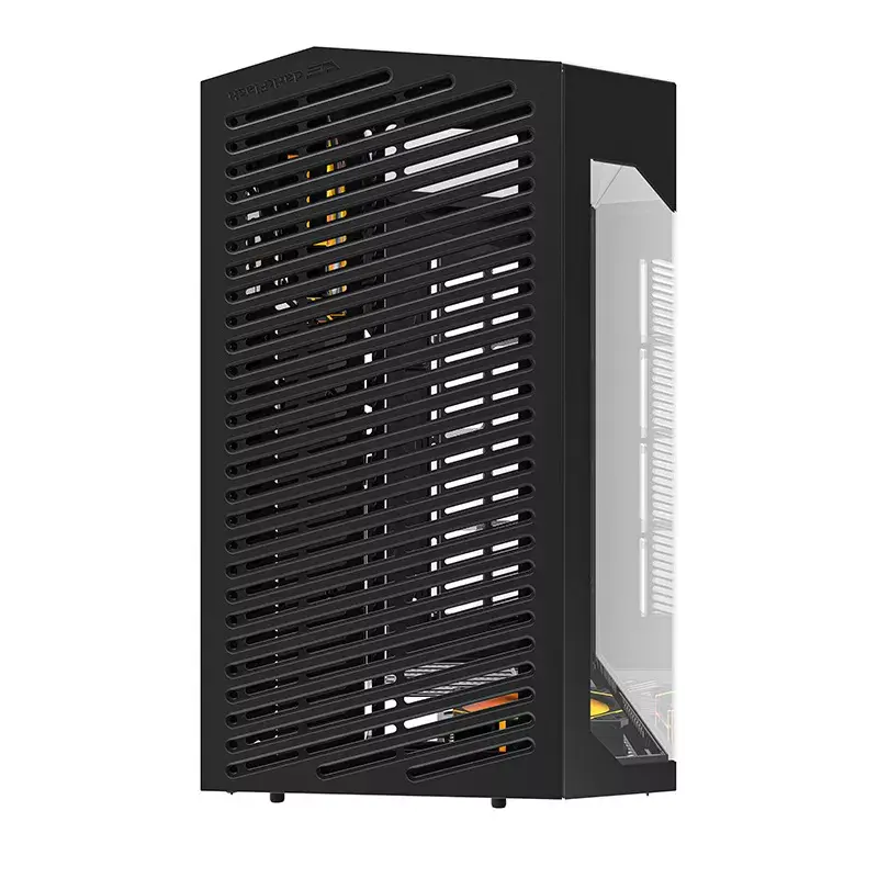 Computerbehuizing Darkflash DY470 ATX zwart met 4 ventilatoren en GPU-houder