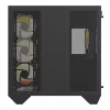 Computerbehuizing Darkflash DY470 ATX zwart met 4 ventilatoren en GPU-houder