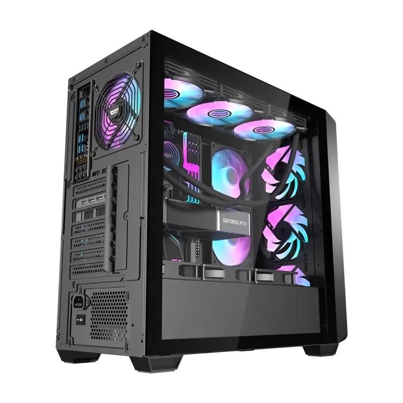 Computerbehuizing Darkflash DS900WD ATX zwart