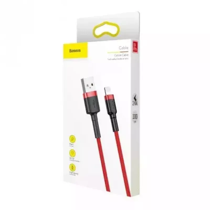Lightning-kabel Baseus CALKLF-A09 0,5 m rood