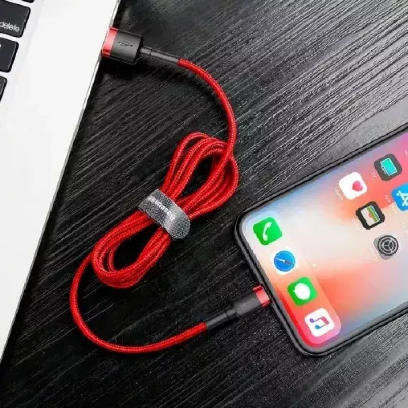 Lightning-kabel Baseus CALKLF-A09 0,5 m rood