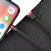 USB-A-naar-Lightning-kabel Baseus CALKLF-C19 2 m – aluminium behuizing, 1,5 A, zwart/rood