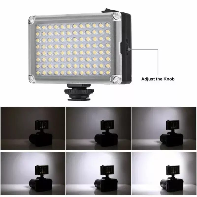 Puluz PU4096 LED video-/fotolamp, 860 lm