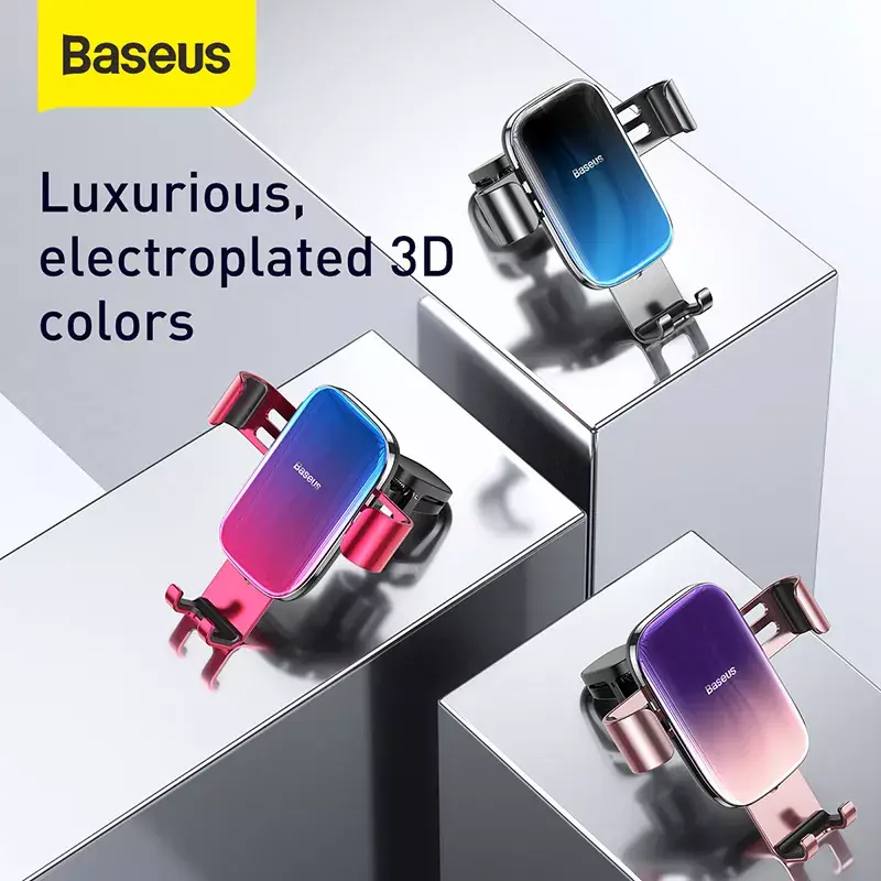 Passieve houder Baseus Glaze Gravity mobiele telefoon zwart