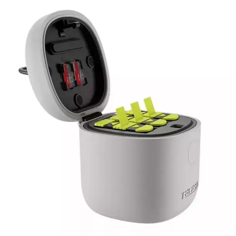 Batterijlader TELESIN Allin BOX voor actiesportcamera