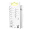 USB 2.0 datakabel Baseus Jelly Lightning naar USB-A 1,2 m, zwart