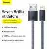 Baseus Dynamic 2m grijs Lightning naar USB-A kabel