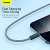 Baseus Dynamic 2m grijs Lightning naar USB-A kabel