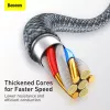 Baseus Dynamic 2m grijs Lightning naar USB-A kabel