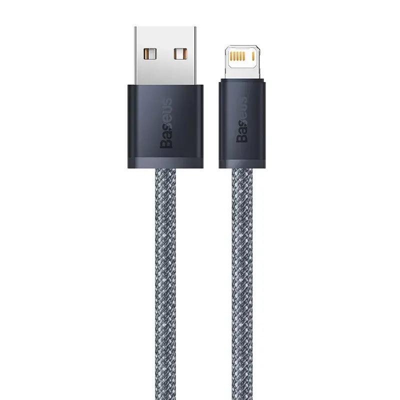 Baseus Dynamic 2m grijs Lightning naar USB-A kabel