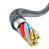 Baseus Dynamic 2m grijs Lightning naar USB-A kabel
