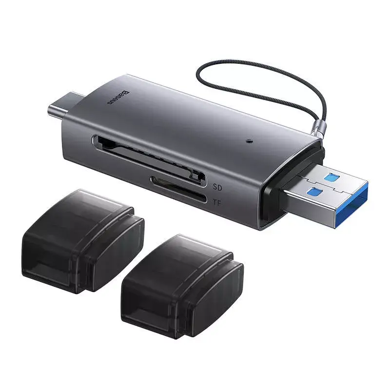 Kaartlezer Baseus geheugenkaartlezer Lite Series WKQX060113 USB- en USB-C-ondersteuning