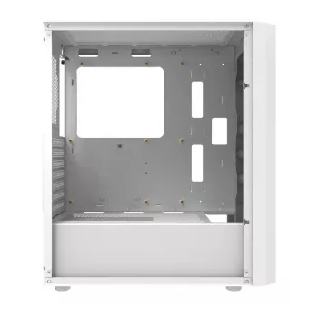 Computerkast Darkflash DK351 WHITE Midi Tower, Micro ATX/ATX/ITX, gehard glas, wit, 200×390×450 mm