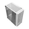 Darkflash DK351 computerbehuizing, wit, met 4 RGB-ventilatoren
