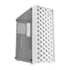 Darkflash DK351 computerbehuizing, wit, met 4 RGB-ventilatoren