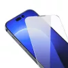 Gehard glas schermbeschermingsfolie Baseus Crystal voor iPhone 14 Pro 0,3 mm, stofdicht, 2 stuks