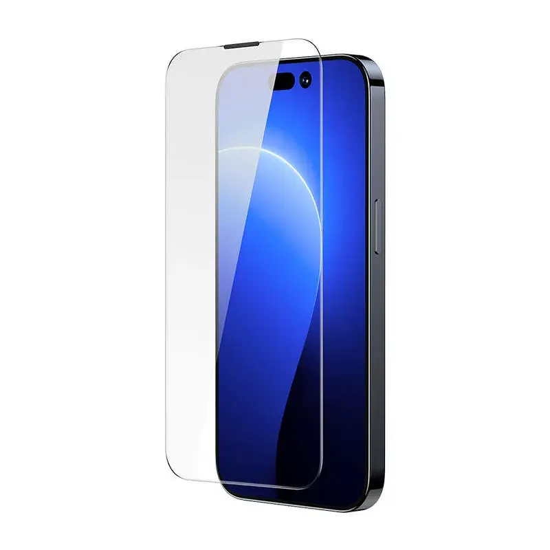 Gehard glas schermbeschermingsfolie Baseus Crystal voor iPhone 14 Pro 0,3 mm, stofdicht, 2 stuks