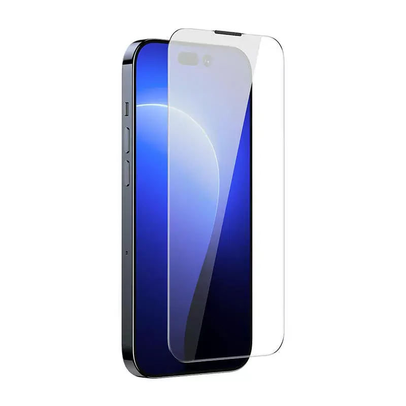 Gehard glas schermbeschermingsfolie Baseus Crystal voor iPhone 14 Pro 0,3 mm, stofdicht, 2 stuks