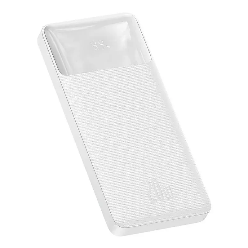 Baseus Bipow powerbank 10000mAh, 20W (wit)