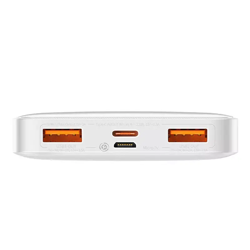 Baseus Bipow powerbank 10000mAh, 20W (wit)