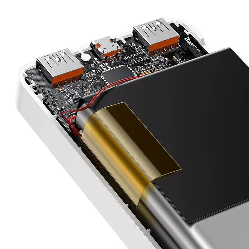 Baseus Bipow powerbank 10000mAh, 20W (wit)