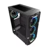 Darkflash Aquarius Acrylic ATX computerbehuizing zwart