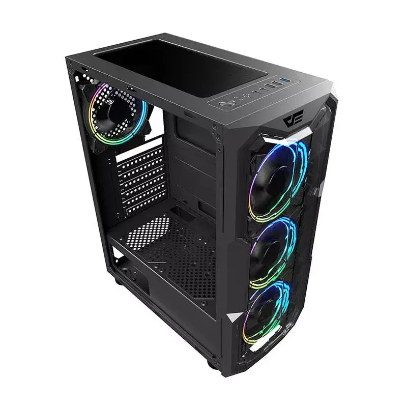 Darkflash Aquarius Acrylic ATX computerbehuizing zwart