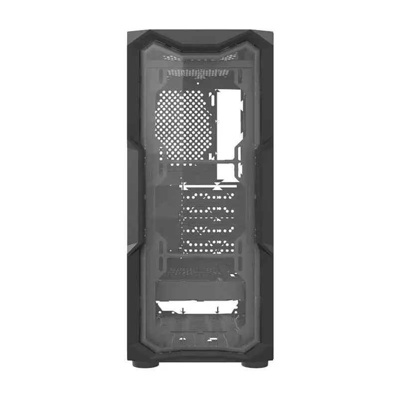 Darkflash Aquarius Acrylic ATX computerbehuizing zwart