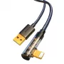 USB-A naar Lightning haakse kabel Joyroom S-UL012A6 1,2 m, zwart