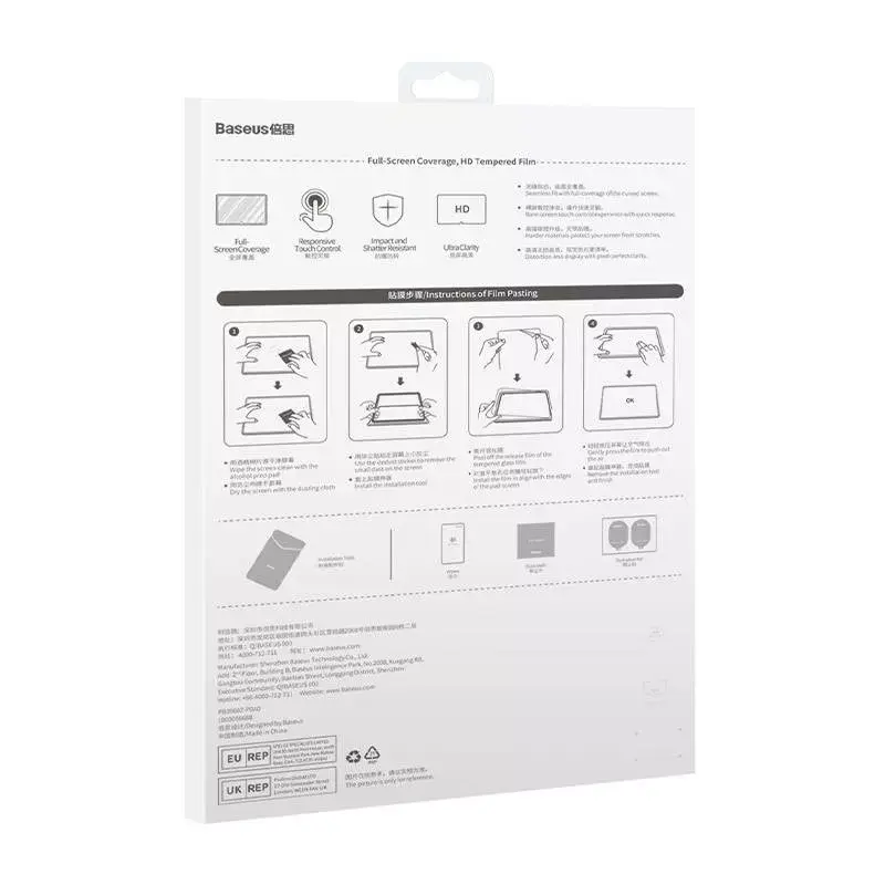 Screenprotector glas Baseus Crystal voor Huawei MatePad Pro 11 — gehard 0,3 mm