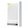 Baseus Magnetic Crystal Clear telefoonhoes voor iPhone 13, transparant, met gehard glas screenprotector