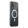 Baseus Magnetic Crystal Clear telefoonhoes voor iPhone 13, transparant, met gehard glas screenprotector