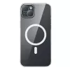 Baseus Magnetic Crystal Clear telefoonhoes voor iPhone 13, transparant, met gehard glas screenprotector