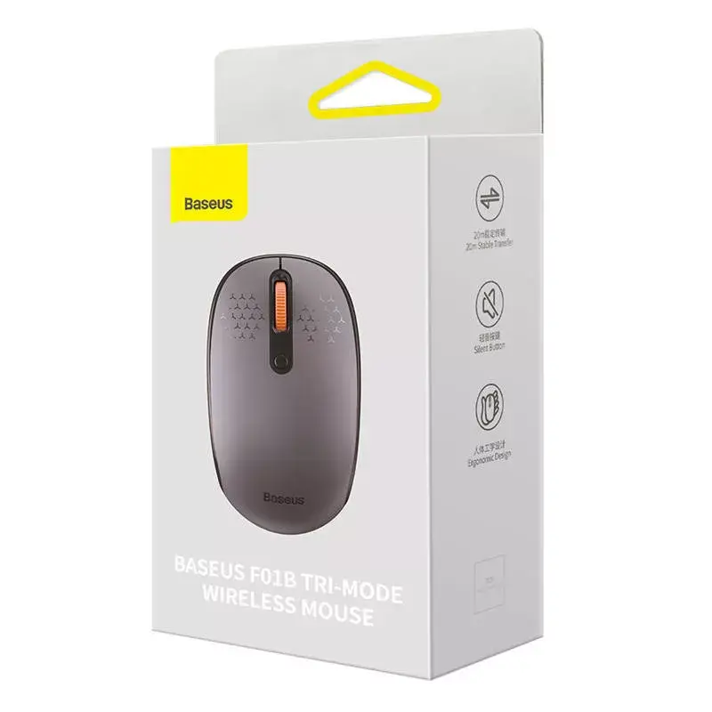 Draadloze muis Baseus F01B 2,4 GHz Bluetooth