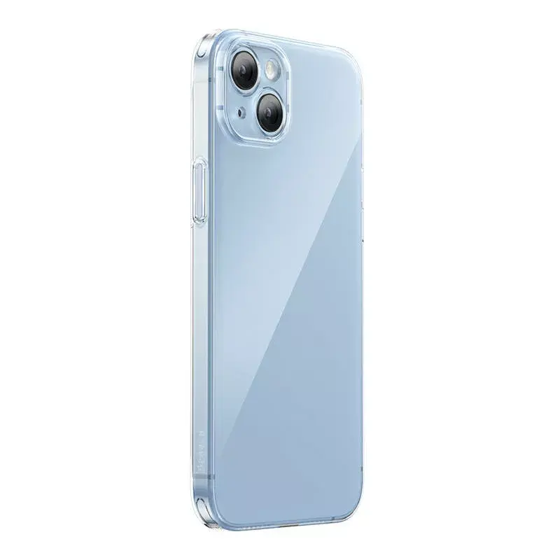 Beschermhoes transparant met gehard glas van Baseus voor iPhone 14 Plus (P60112202201-02)