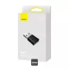 Baseus BA07 Mini Bluetooth-adapter voor pc, USB 5.3 draadloze Bluetooth-dongle-ontvanger - zwart